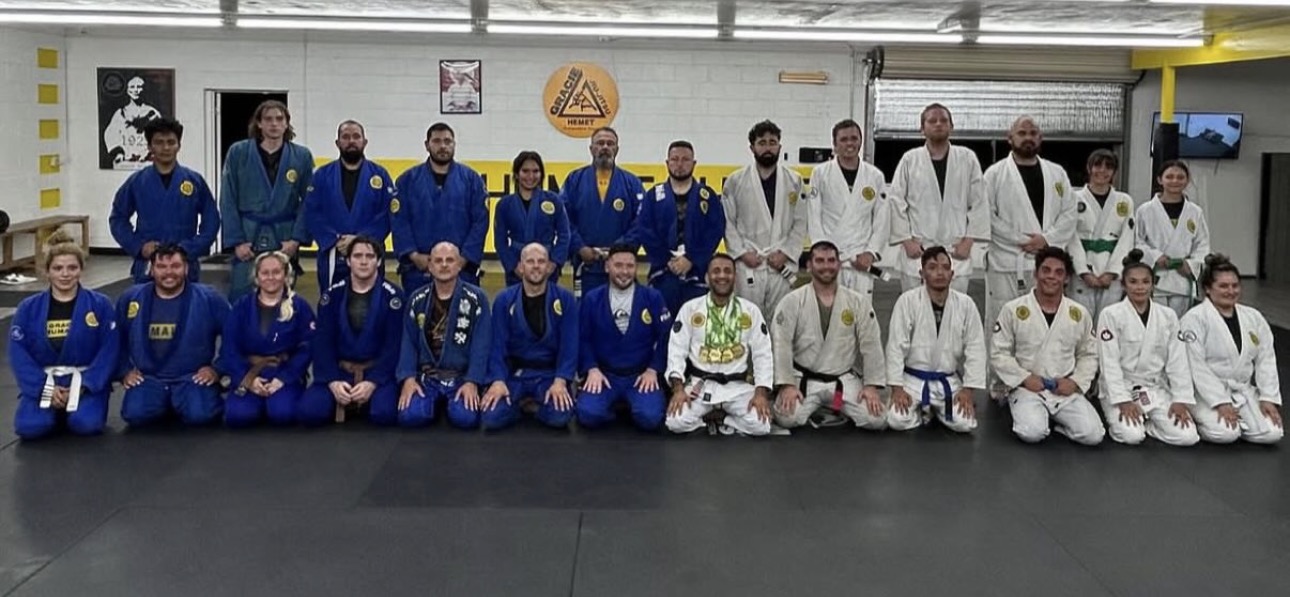 Judo group at Gracie Humaita Hemet